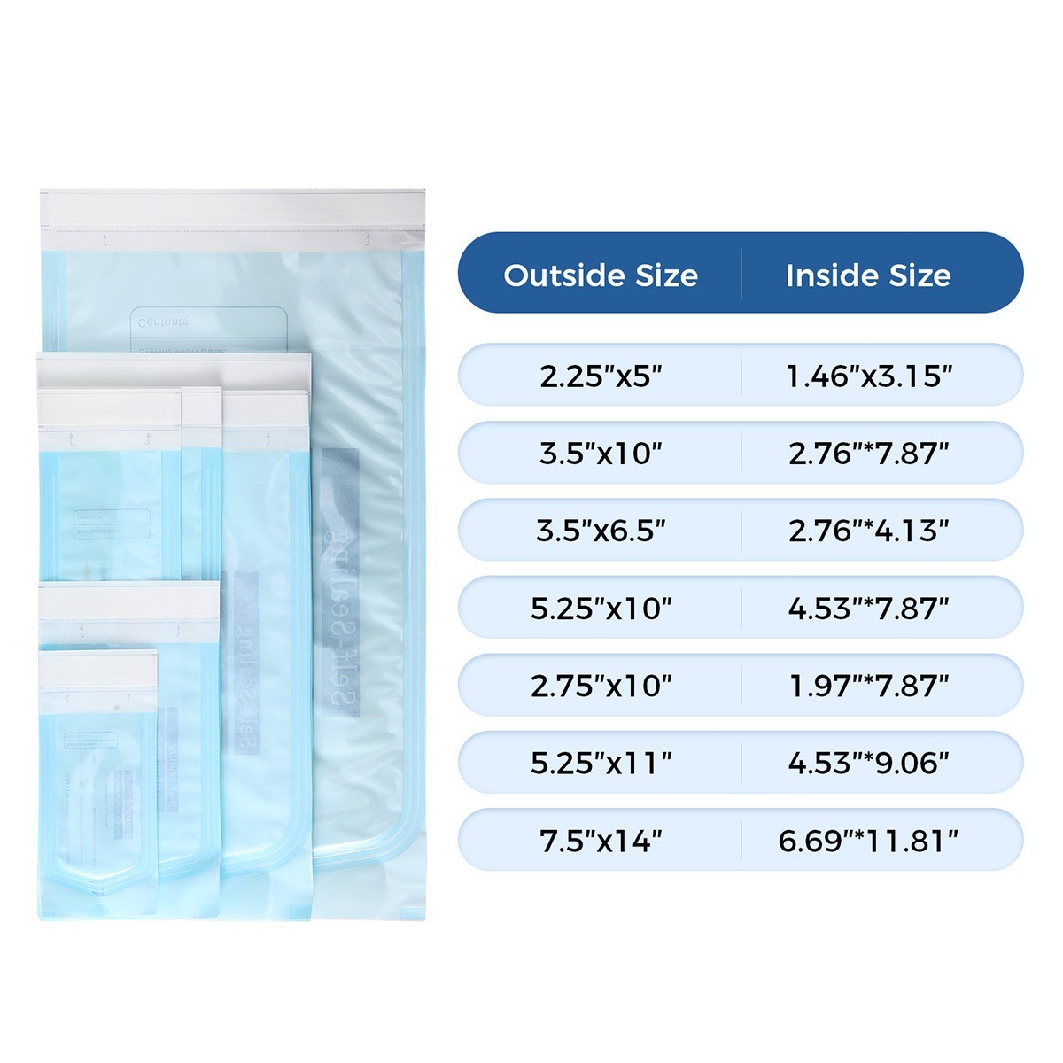 Self Sterilization Pouches Pouch Autoclave, Sterilizer Bags Dental Tattoo Nail