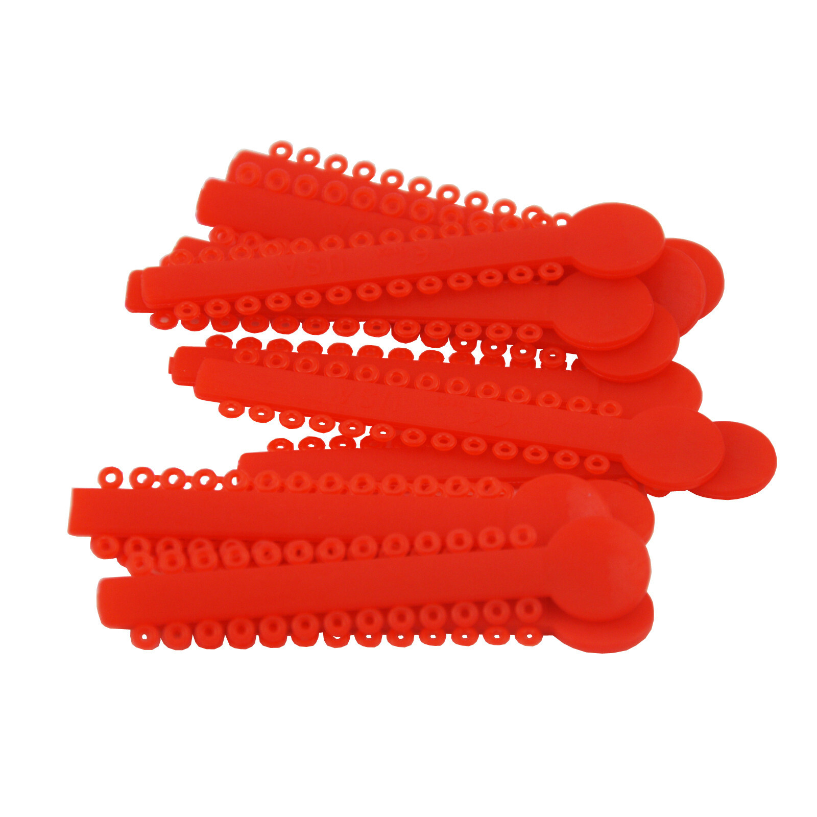 1040pcs Dental Orthodontic Ligature Ties Braces Elastic Rubber Bands Mixed Color