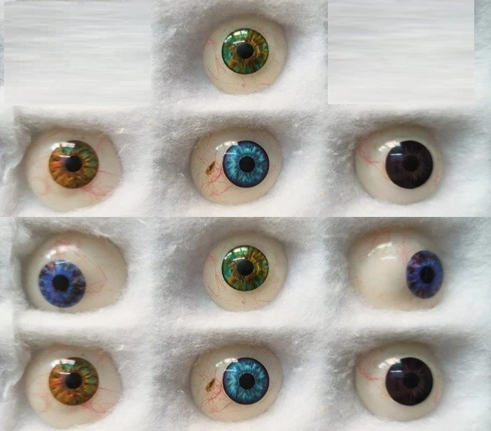 Dr Bawa Human Prosthetic Artificial Eye Collection 10 Pcs