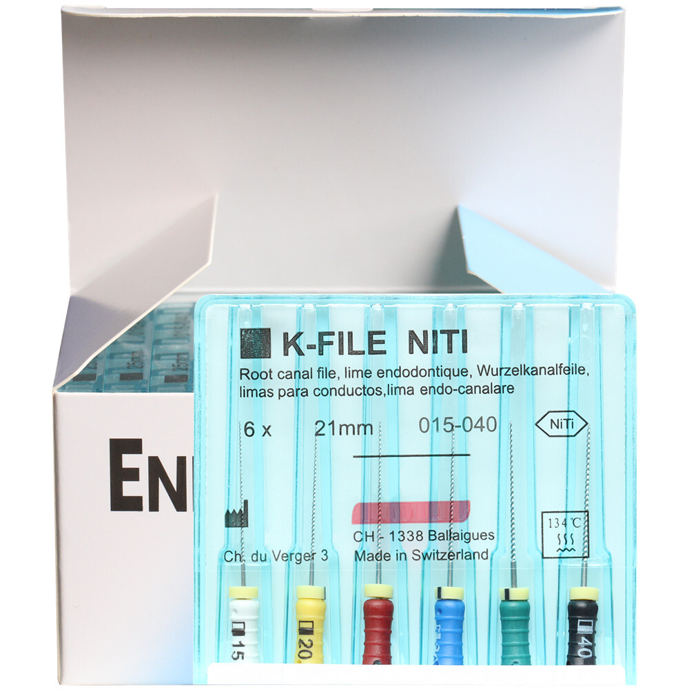 Dental K-FILE NITIFLEX NiTi Flexible Endodontic ENDO Root Canal K Files 21/25mm