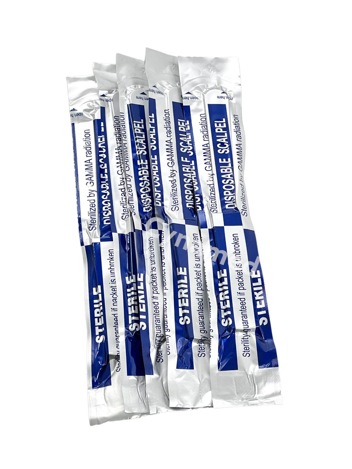 10 DISPOSABLE STERILE SURGICAL SCALPELS #11 WITH PLASTIC HANDLE SURGICAL dental