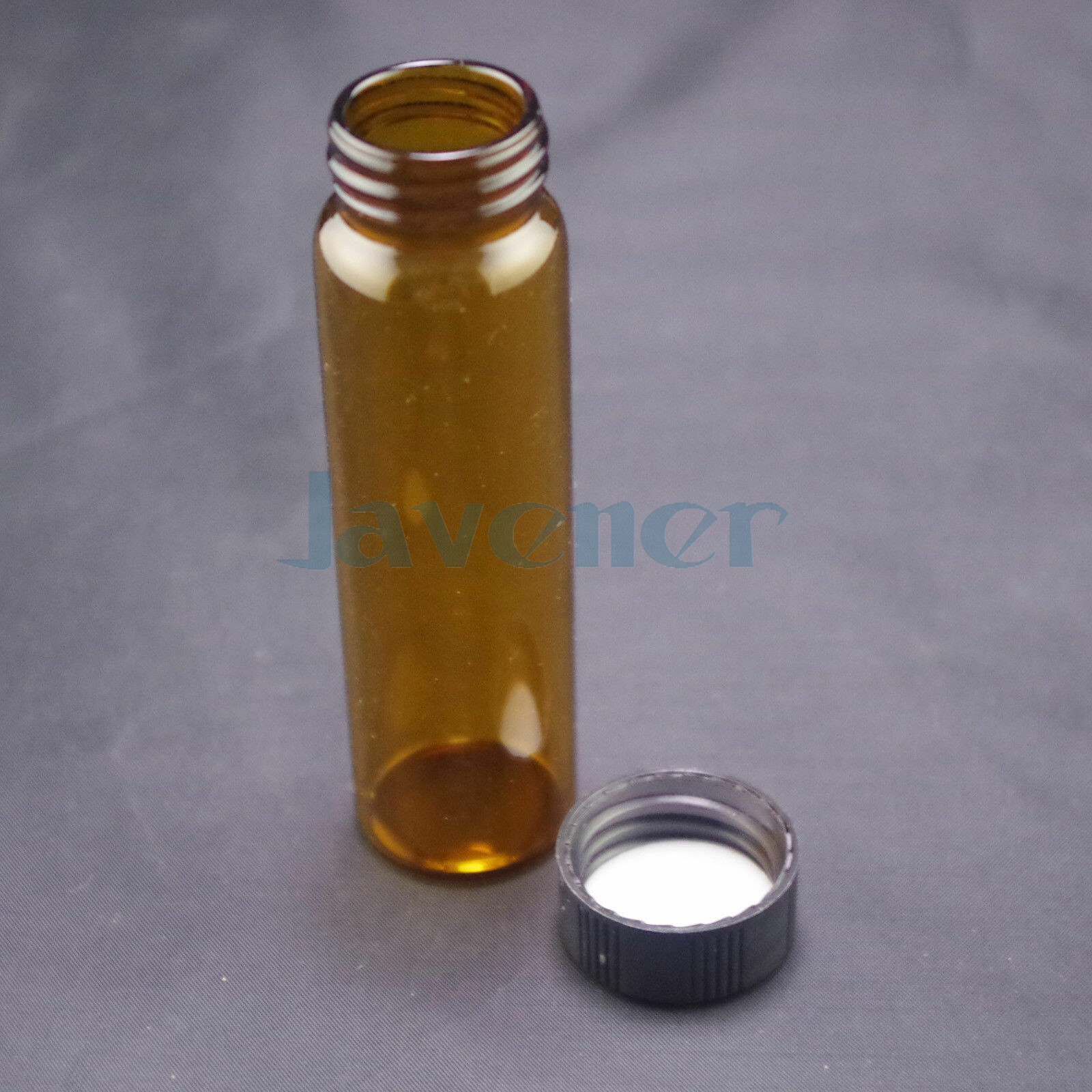 10pcs 3/5/10/20/30/40/50ml Sample Bottle Brown Glass Screw