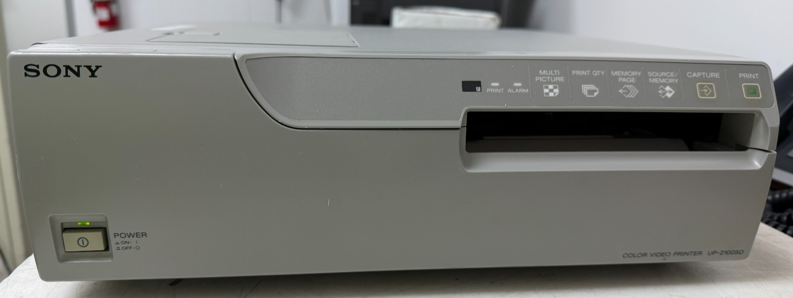 ?SONY UP-2100SD THERMAL COLOR VIDEO PRINTER 120 VAC 1.5 AMP 155 DPI 8 BIT