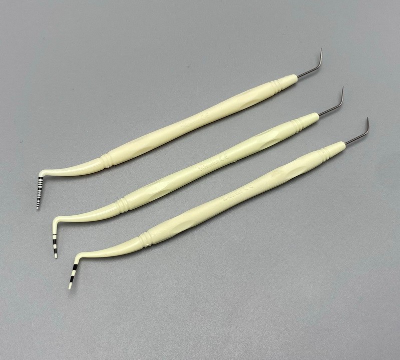 Perio Probe Dental Periodontal Implant Depth Measure Flexible Explorer Scaler