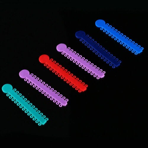 Dental Orthodontic Ligature Ties Elastics Rubber Bands /Round Niti Archwire