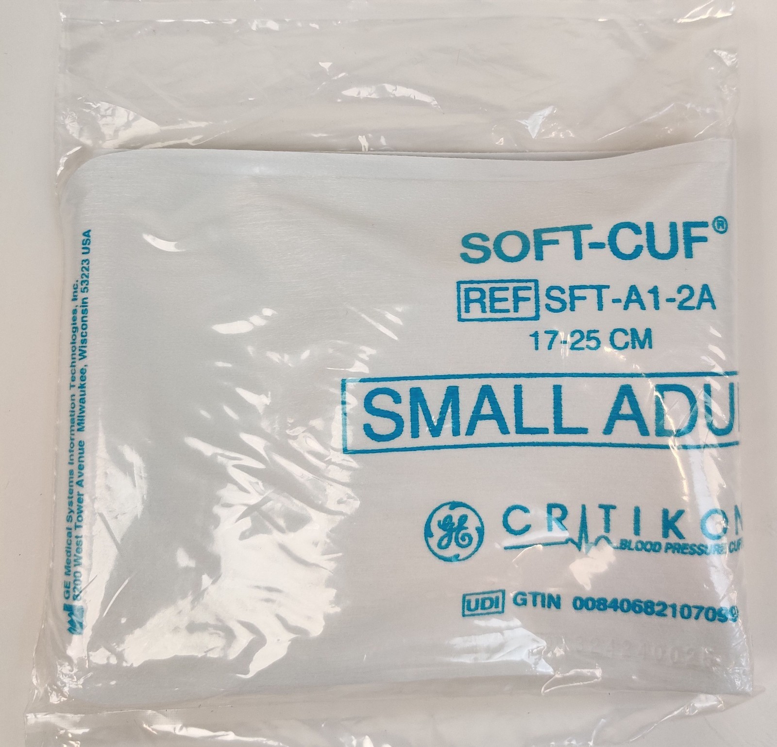 Critikon SFT-A1-2A SOFT-CUF Small Adult Blood Pressure Cuff 17-25cm 73pcs NEW