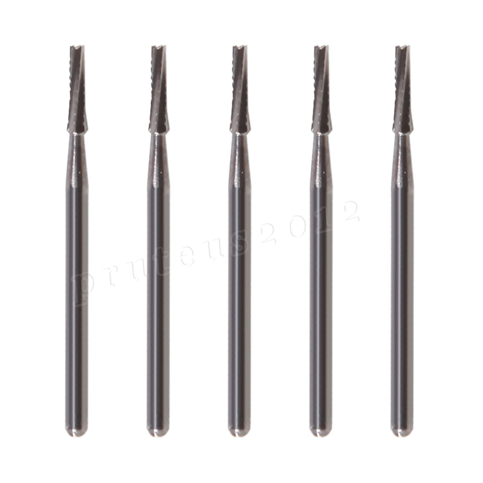 Dental Carbides Tungsten Carbide Bur FG557L Friction Grip Straight Fissure