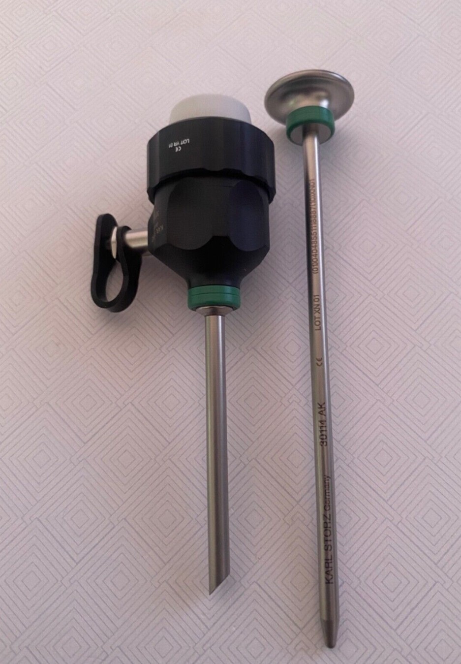 STORZ TROCAR 3.5mm + CANNULA, SILICONE LEAFLET VALVE, 3.5MM