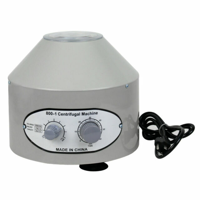 800-1 Electric Centrifuge Machine Lab Medical Practice 110V 4000 rpm 20ml x 6