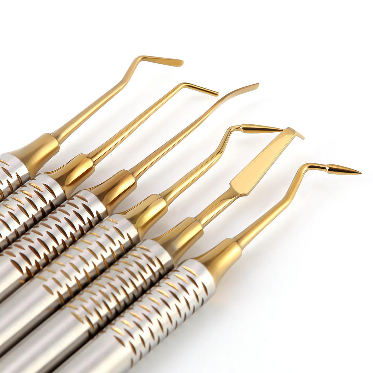 6pcs/set Dental Composite Resin Filling Spatula Repair Restorative Instruments