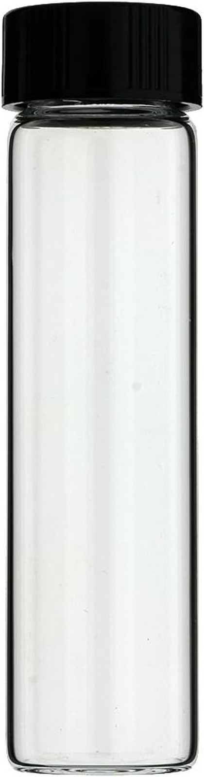 72-PACK 6 DRAM 22 Ml Clear Glass Vials with Phenolic Screw Caps (Oils Perfumes S