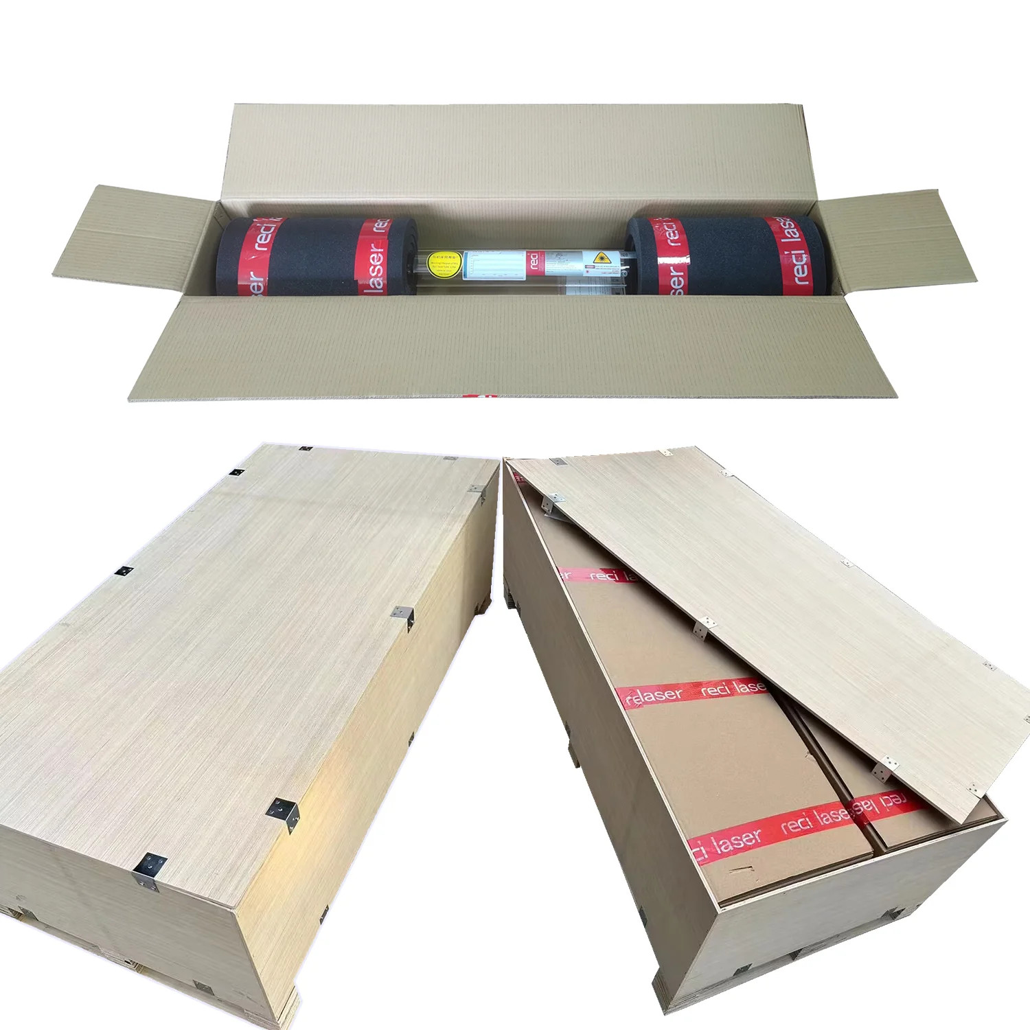 RECI Laser Tube W1 W2 W4 W6 W8 100W 150W for Laser Cutting and Engraving Machine