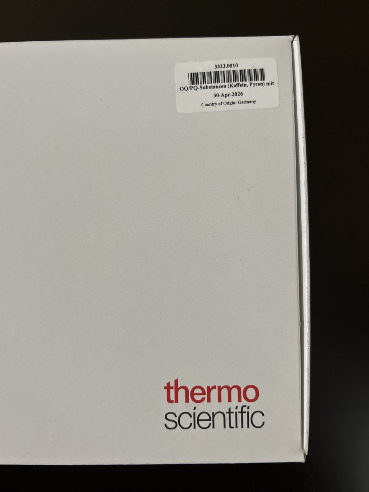 Thermo Scientific Caffeine Standards Kit, Part No: 3323.0010 / 3323.0002