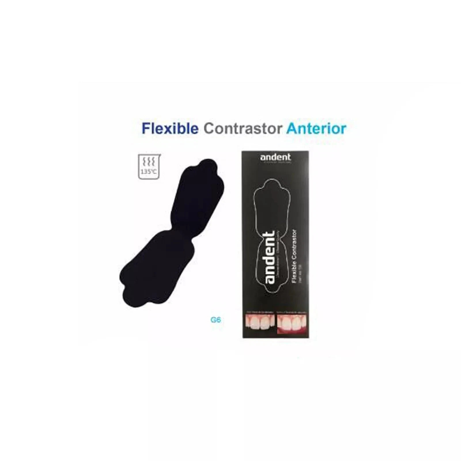 4 Pcs Dental Bendable Flexible Silicone Rubber Black Background Board Contrast