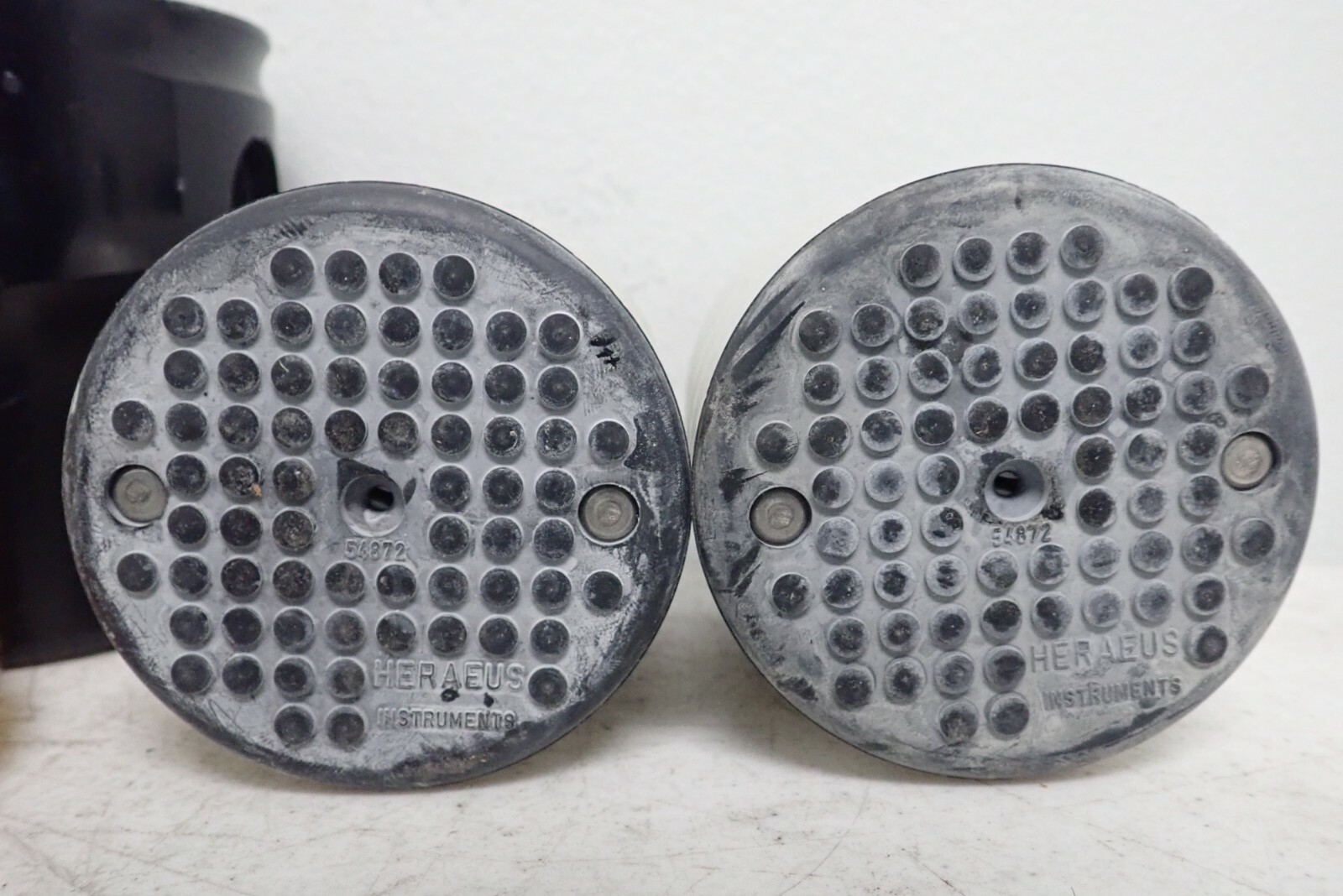 (2) Thermo Scientific 75002002 G Centrifuge Buckets w/ Heraeus Inserts 56872