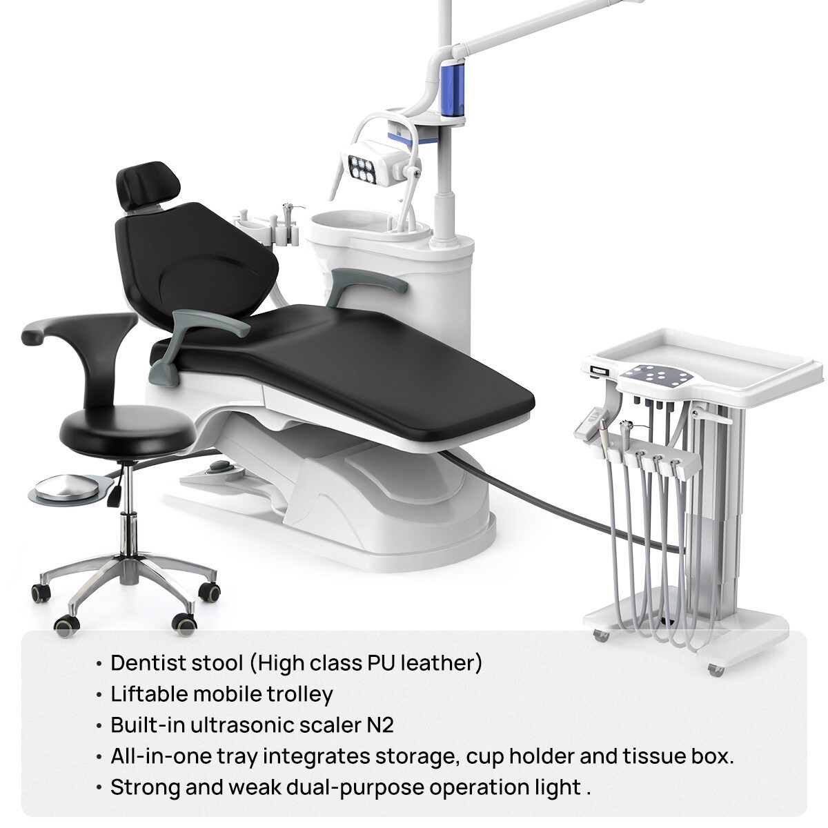 Unidad de silla dental Control de computadora /Unidad de entrega móvil Cart