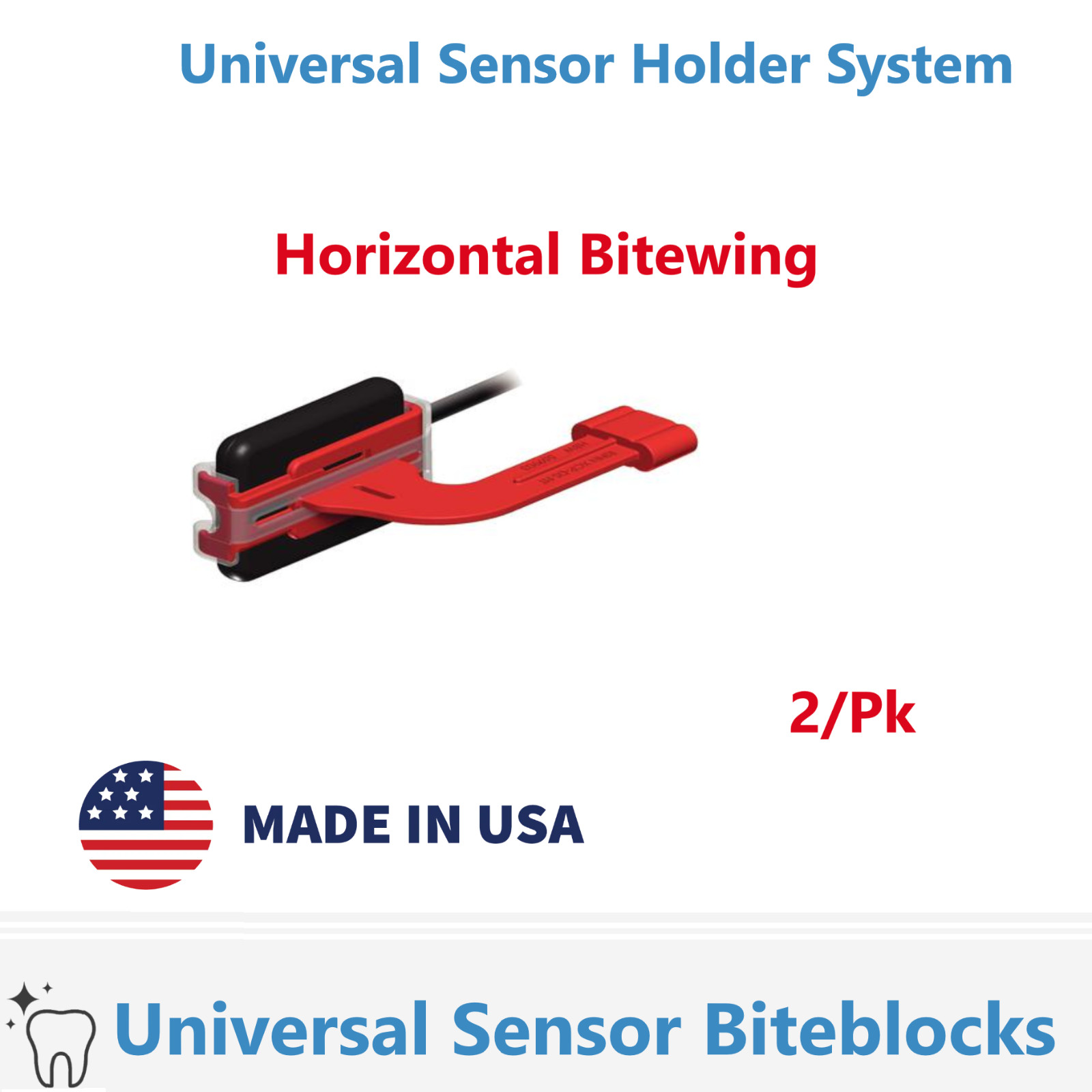 XCP-DS Fit® universal sensor holder system Biteblock Dentsply Rinn Made in USA