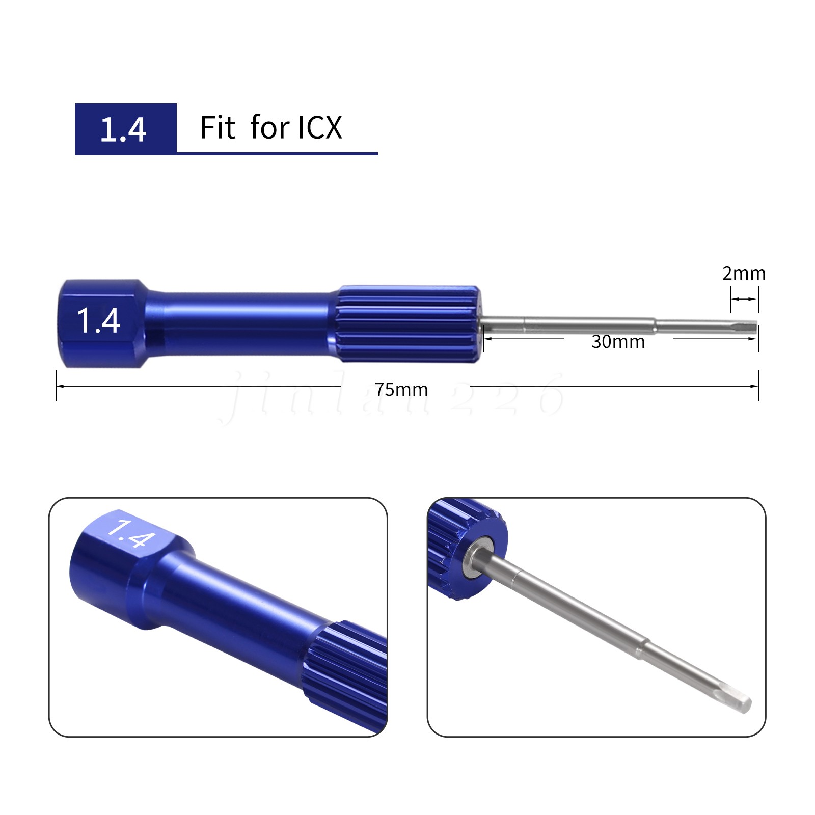 Dental Implant Screw Driver Kit Lab Abutment Implant Tools Drivers with Holder