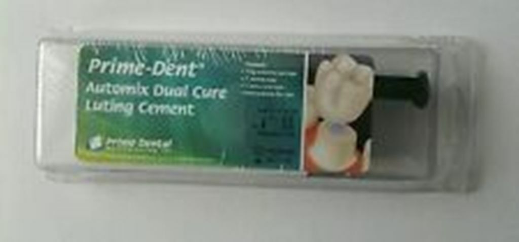 Prime Dent Dental Adhesive Dual Cure No Cure Light #100-101 Crowns