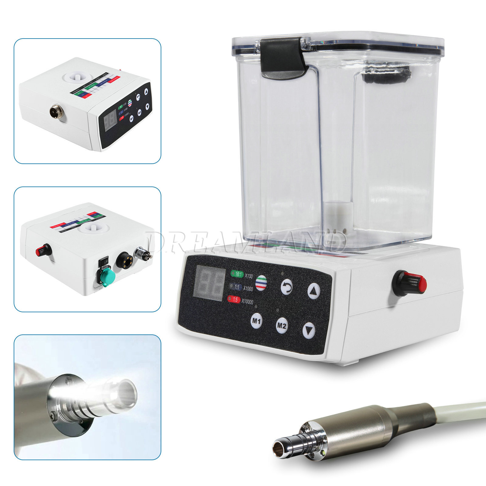 Dental Brushless LED Electric Micro Motor Self Water For Practice Vector control