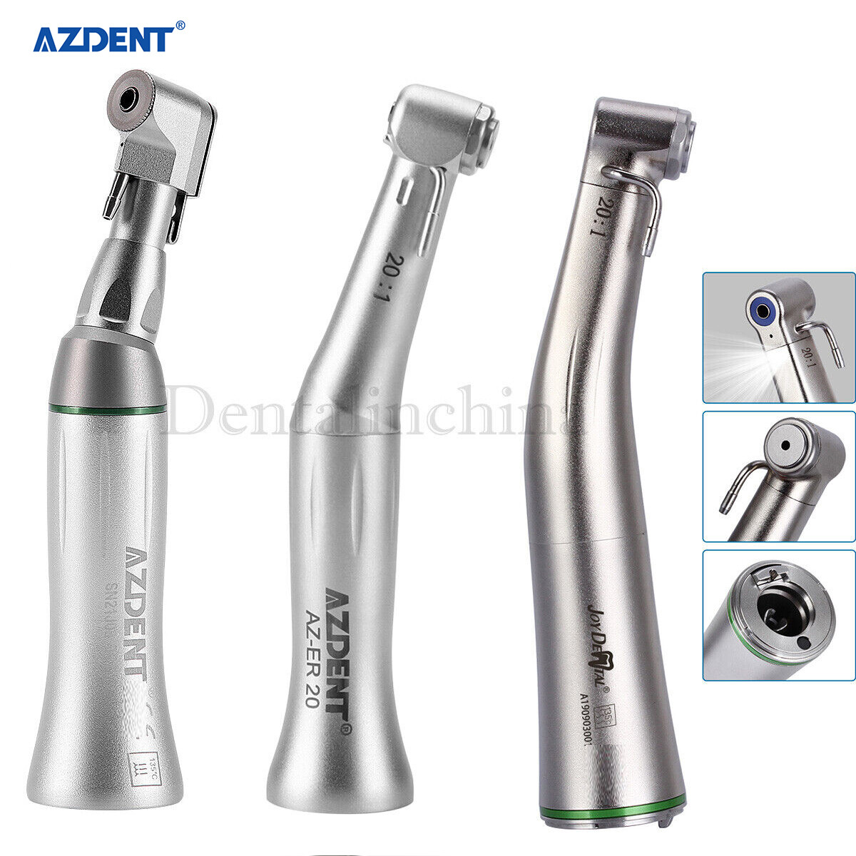 AZDENT Dental Implant Reduction 20:1 Contra Angle Low Speed Handpiece AZDENT