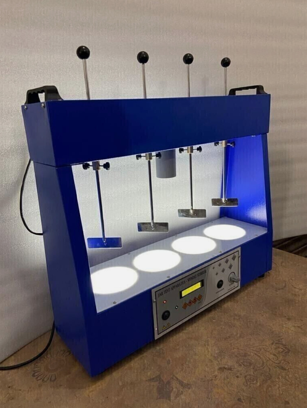 Flocculation Digital Jar Test Apparatus 4 Spindle FREE SHIPPING USA SELLER