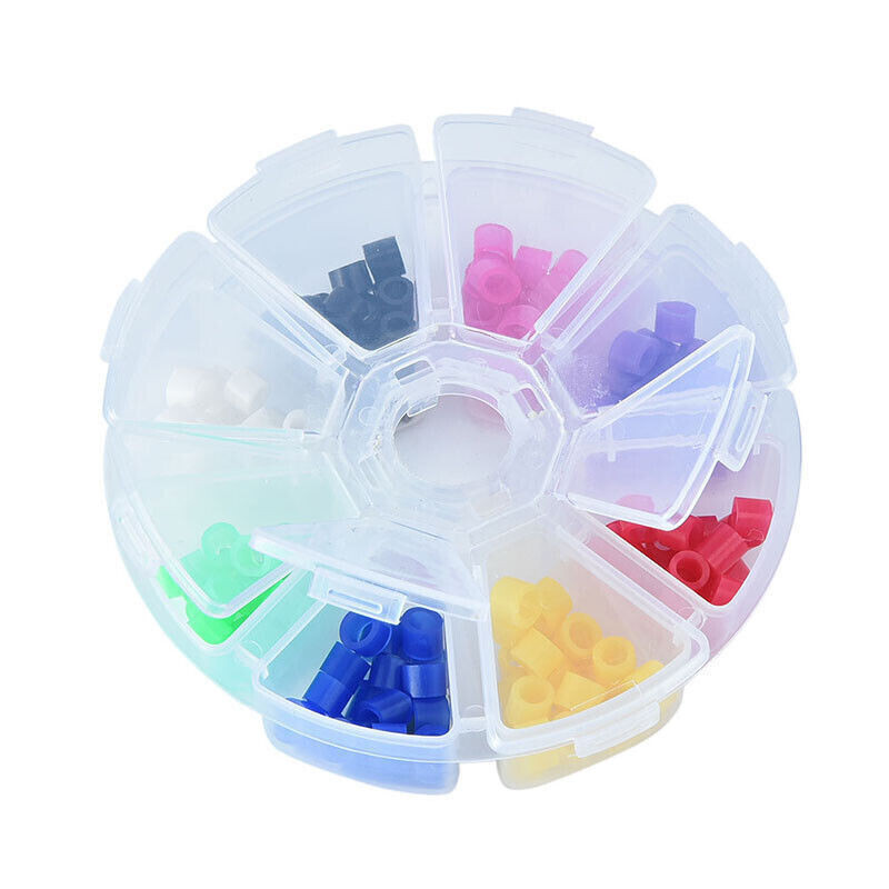 Dental Autoclavable Silicone Instrument Color Code Ring Multi-Color Rubber 135ºC