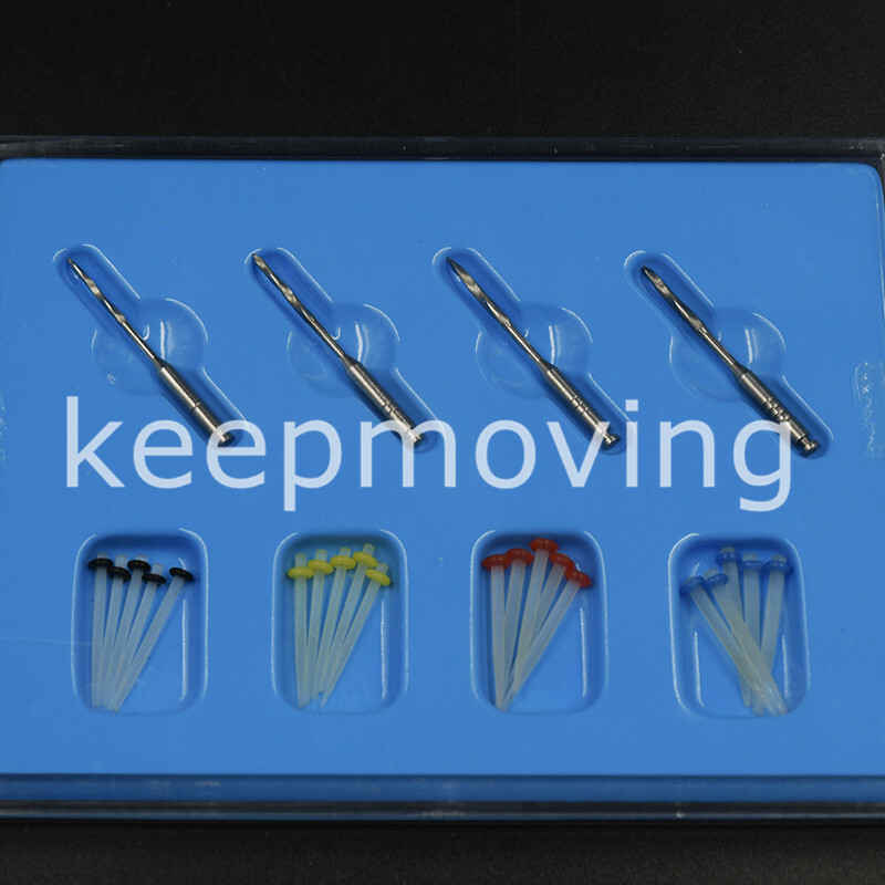 1 Box Dental Fiber Set Fiber Post 20Pcs with 4 Drills Dentist Product Kit Set
