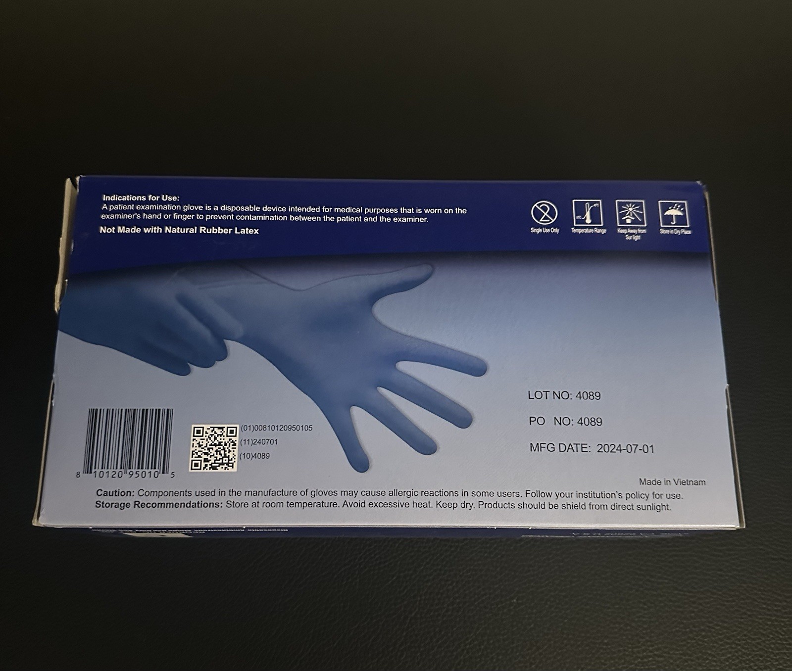 Diamond Gloves Advance IF40 Soft Nitrile Large Gloves (Box of 100)