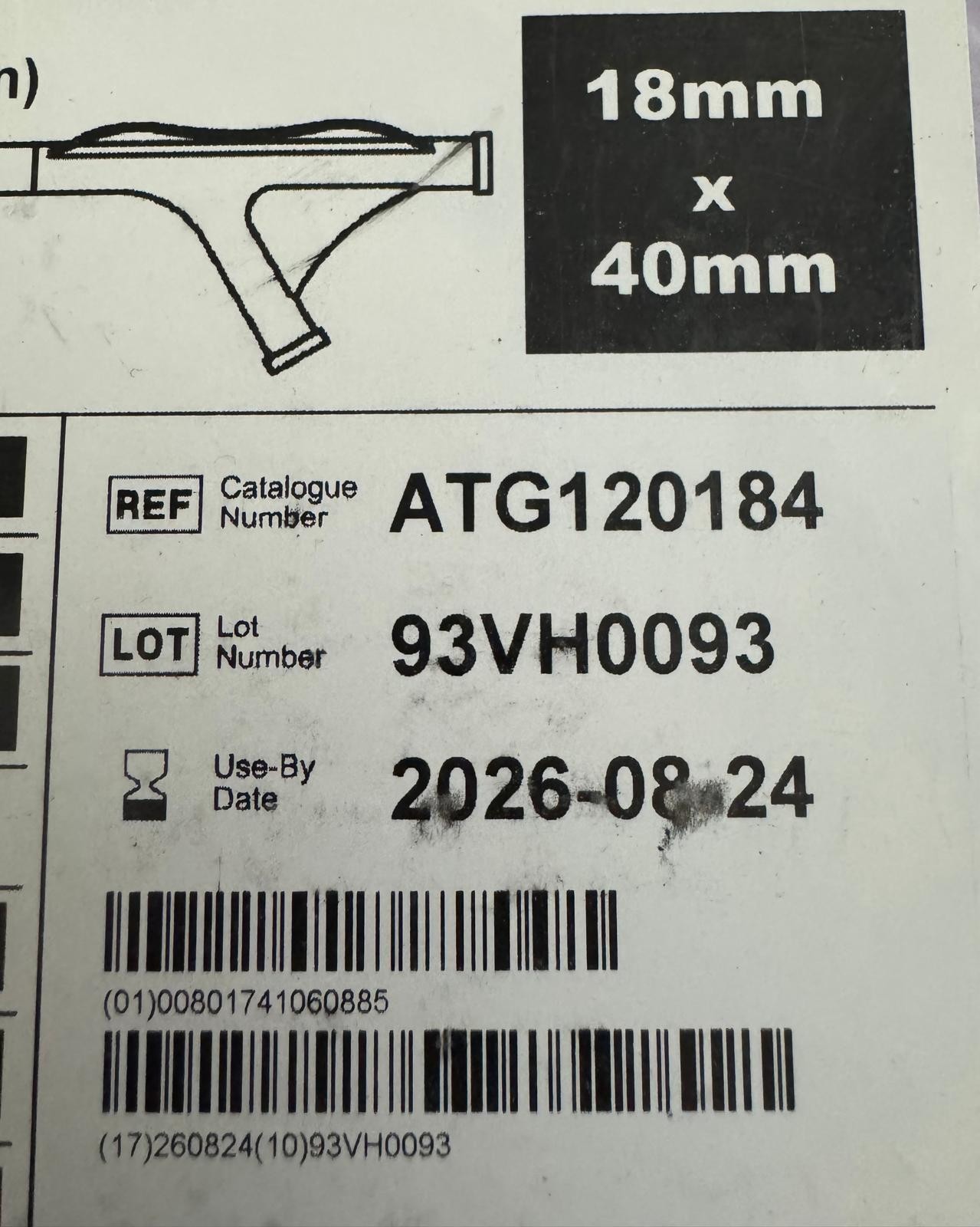 NEW – ATLAS GOLD, REF ATG120184, EXP 2026-08
