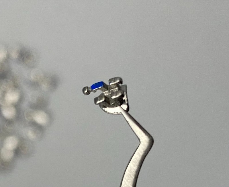 Dental Orthodontic Bracket Braces In Bulk Mini Roth 022 Slot Hooks 345 Metal