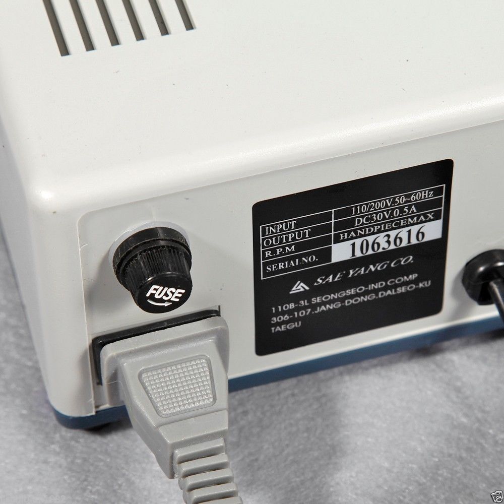 Dental Lab Marathon Electric Micromotor Polishing 35K rpm Motor Handpiece/ Bur