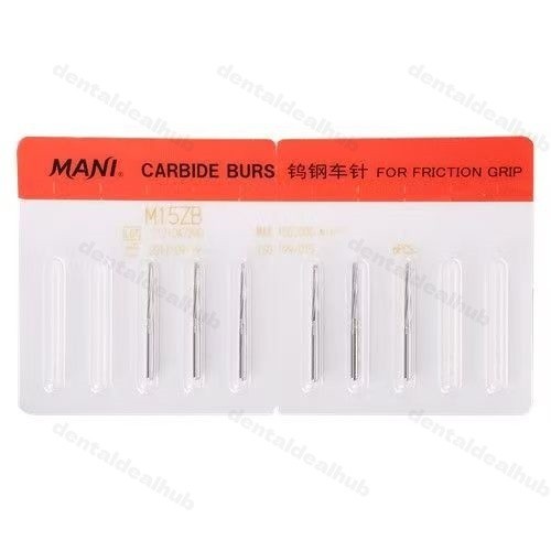 MANI Carbide Burs 6Pcs High Speed Dental Diamond Bur Set