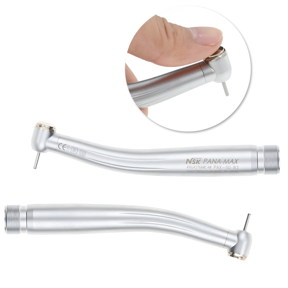 NSK Type Dental Big Head PANA Max High Speed Handpieces Turbine Push Button 4/2H