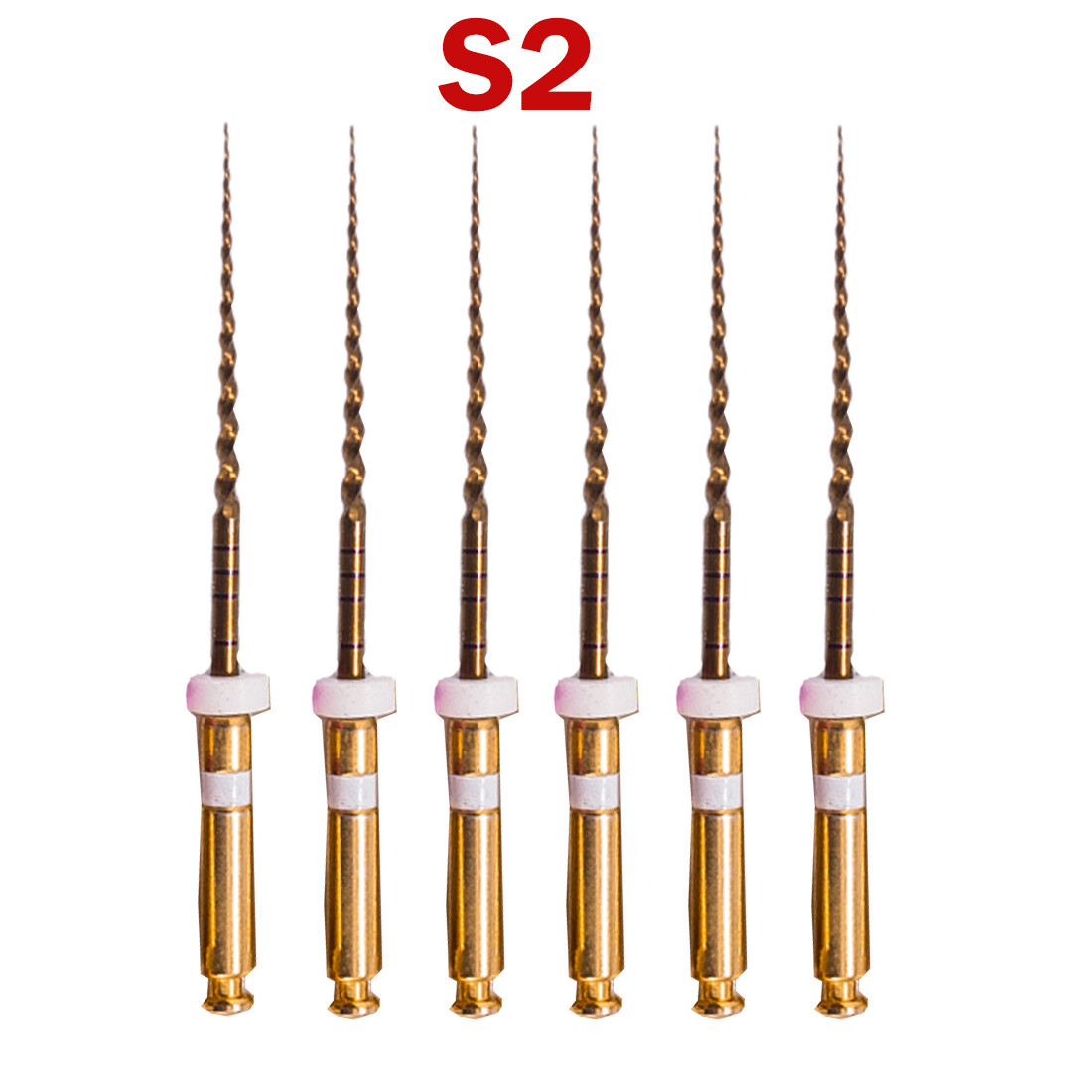 6Pcs Endodontic Dental endo files Rotary X-pro Gold root canal files 21/25/31MM