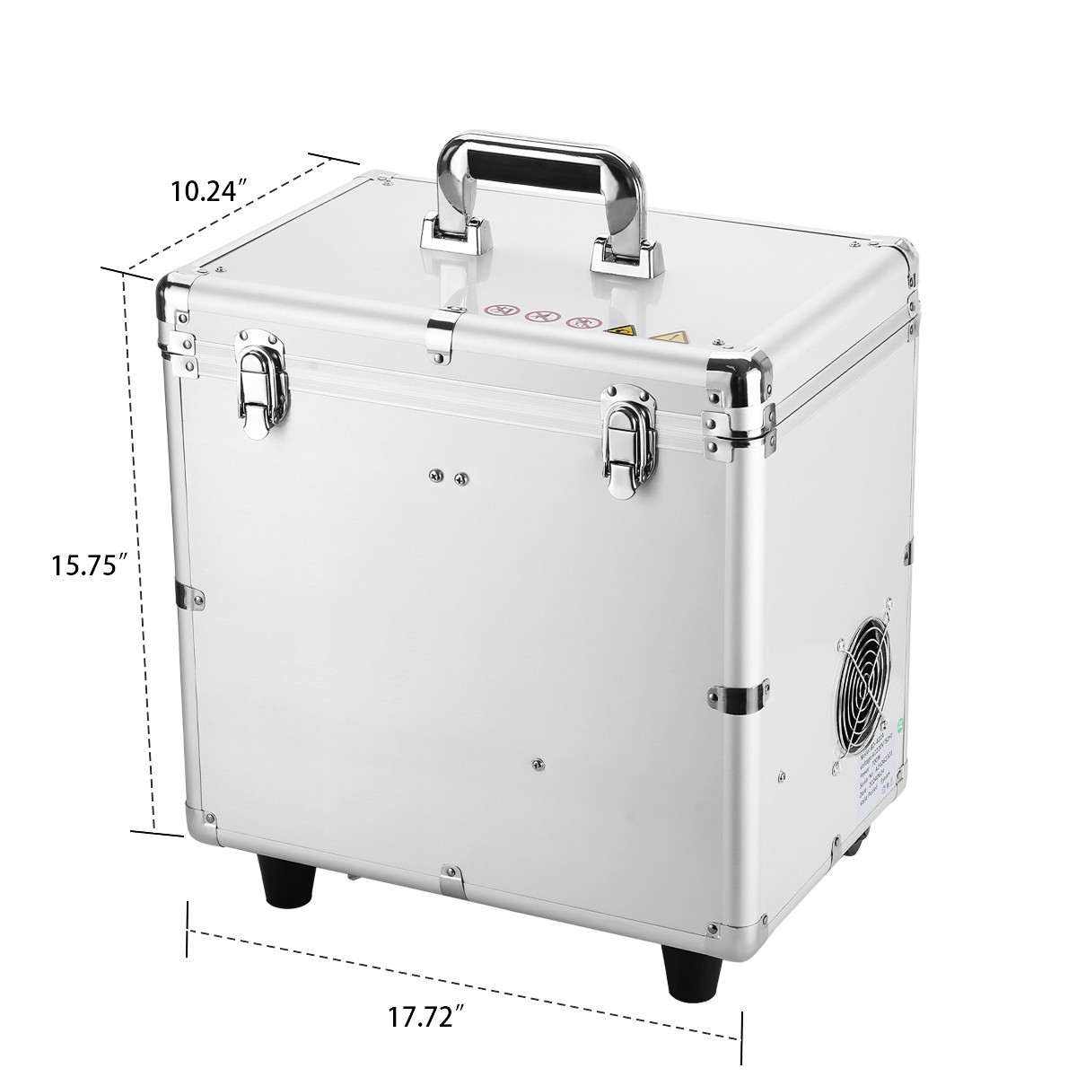 Portable Dental Delivery Unit Rolling Case Air Compressor Syringe Suction 4 Hole