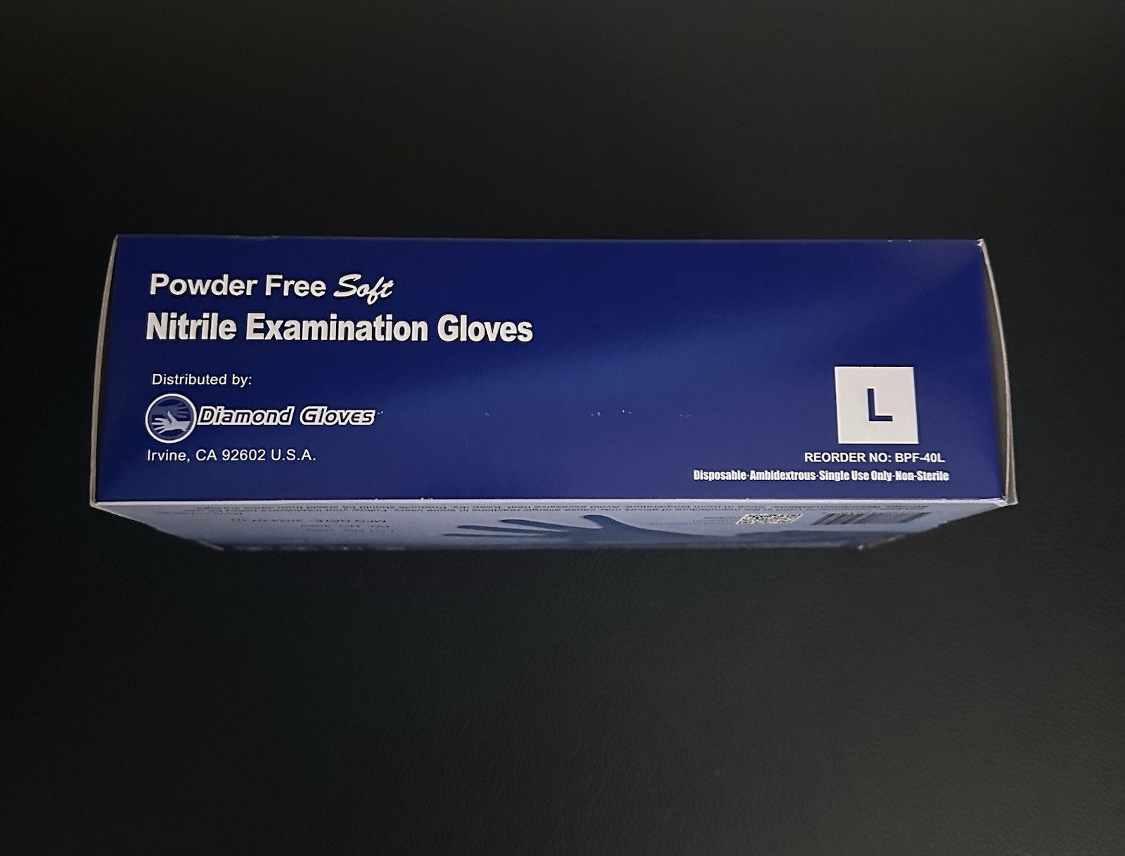Diamond Gloves Advance IF40 Soft Nitrile Large Gloves (Box of 100)
