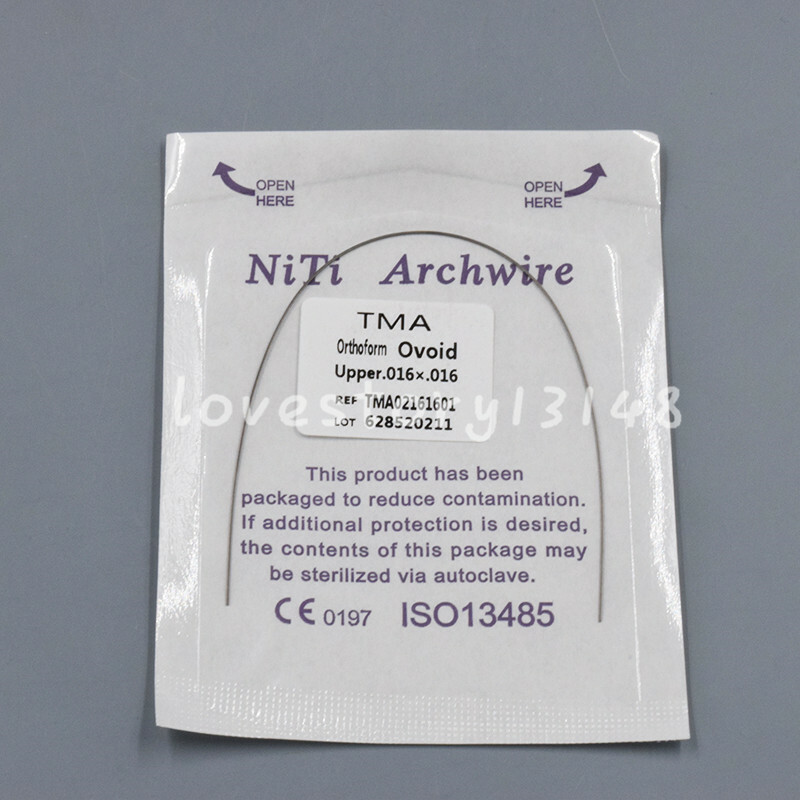 1 Pc/Pack Dental Orthodontic Titanium Molybdenum Alloy Rectangular TMA Arch Wire