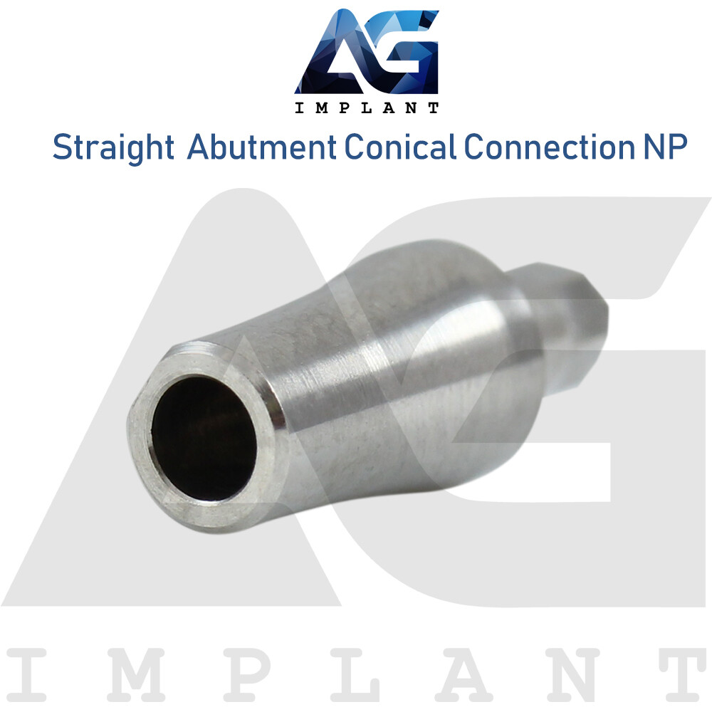 10x Dental Titanium Straight Prosthetic NP Narrow Platform Conical Hex 2.25mm