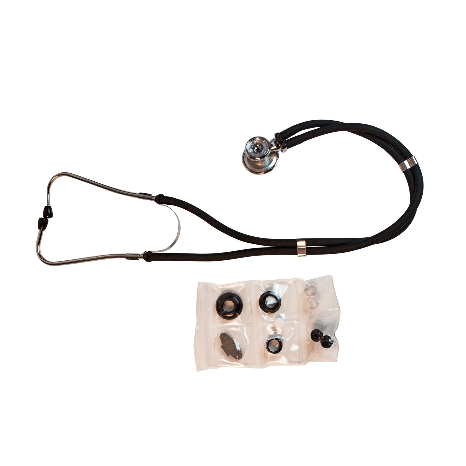 Dynarex Sprague Rappaport Stethoscope, Black, 20/Case