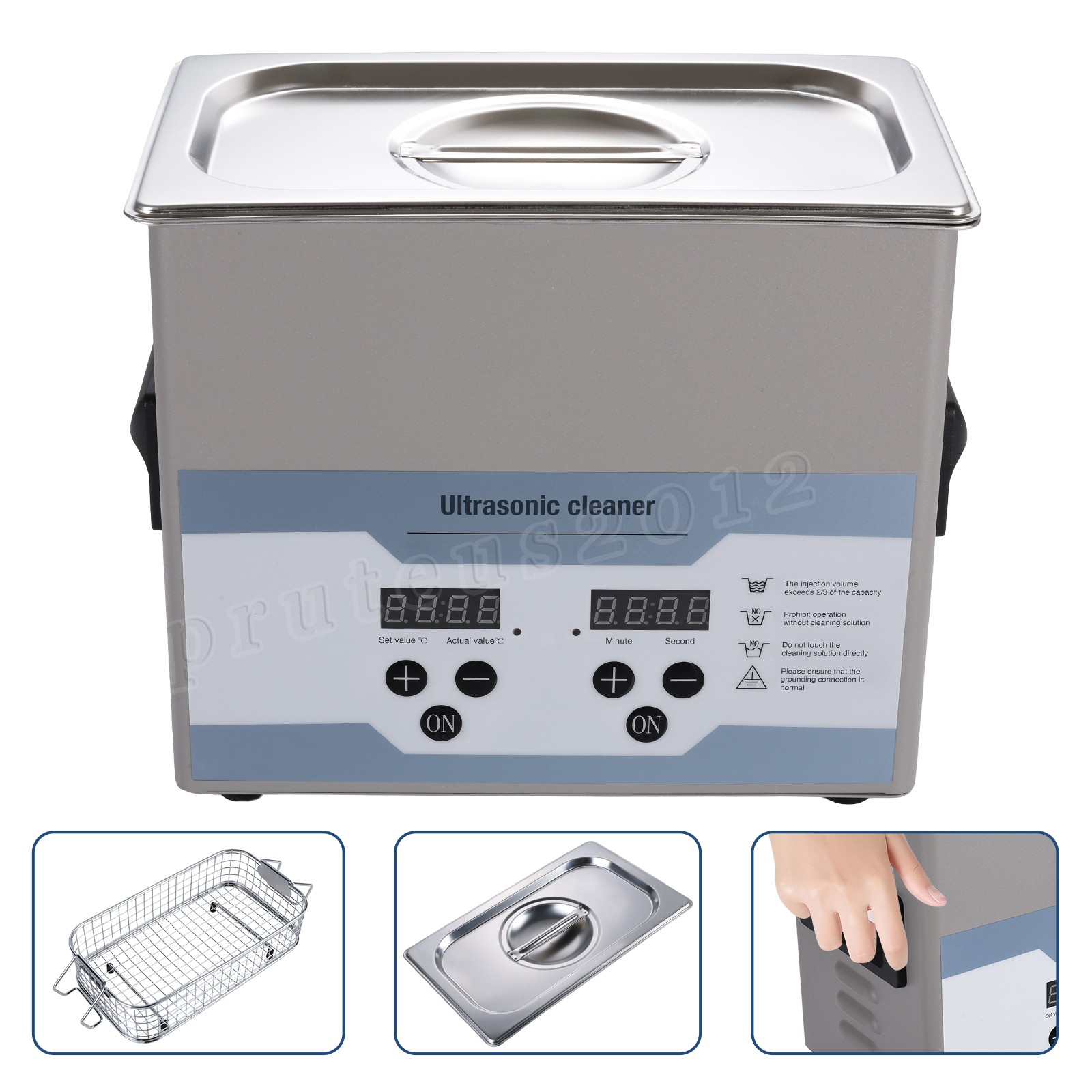 Ultrasonic Cleaner,3.2L,110/120V
