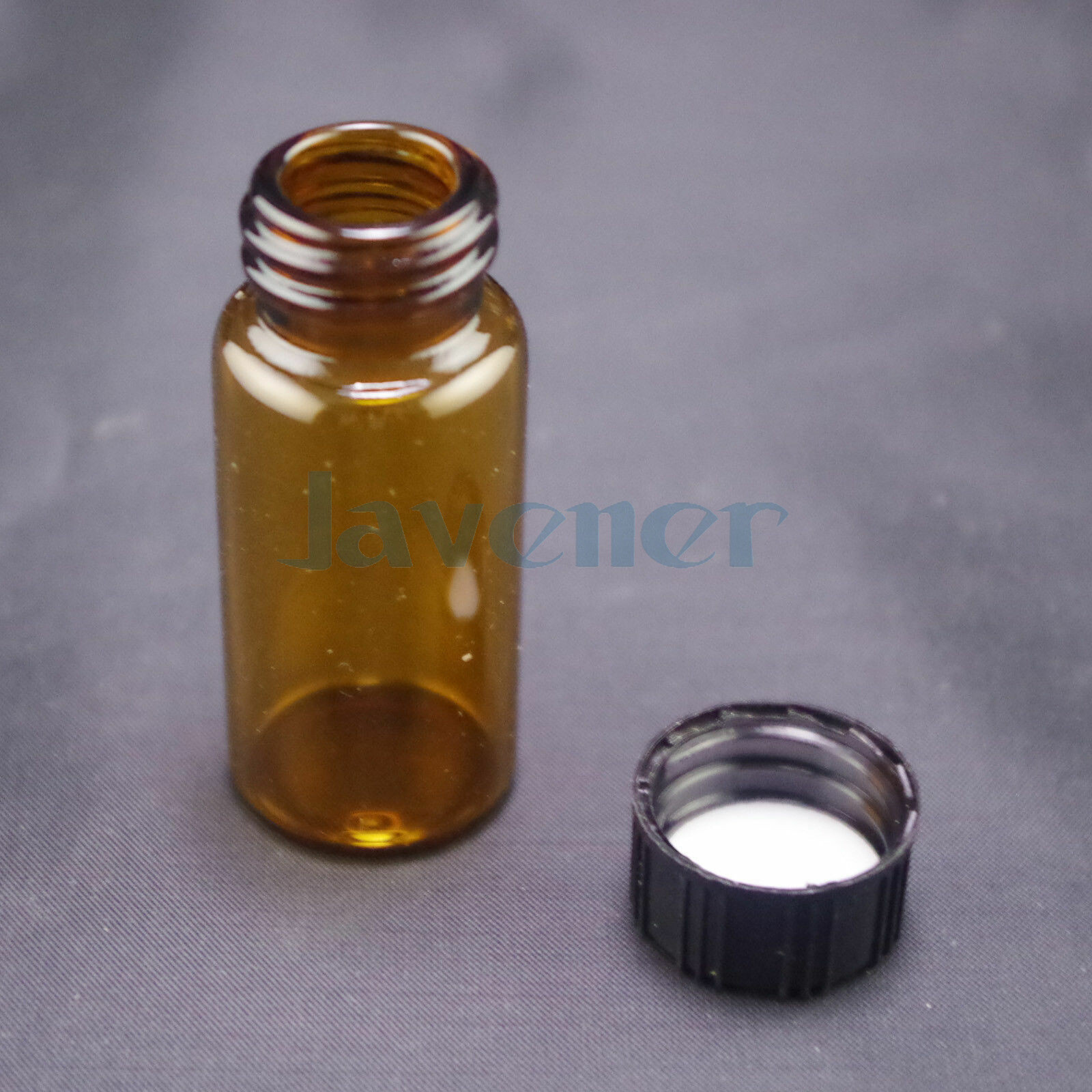 10pcs 3/5/10/20/30/40/50ml Sample Bottle Brown Glass Screw