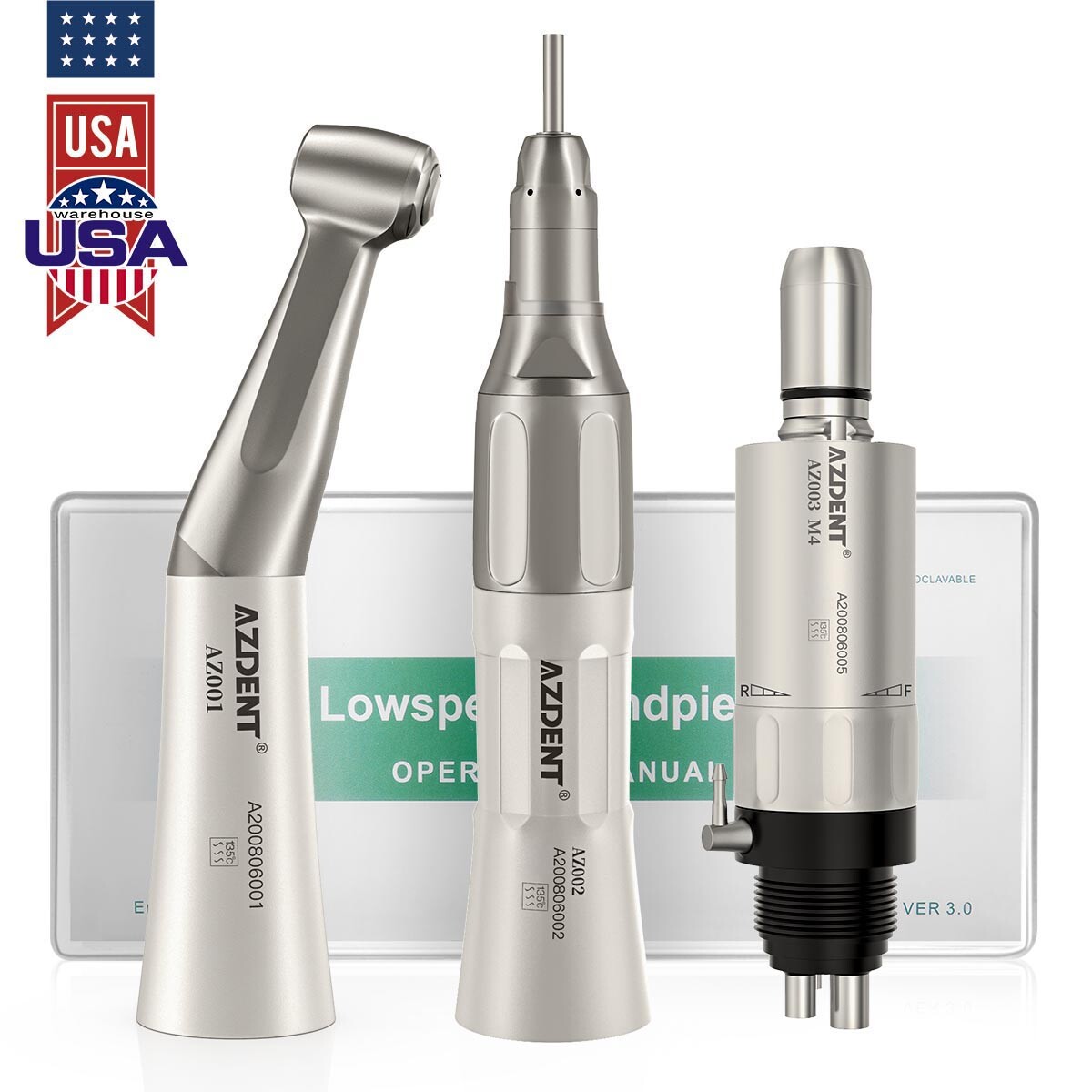 Portable Dental Mobile Delivery Unit System Air Compressor /Handpiece 4Holes