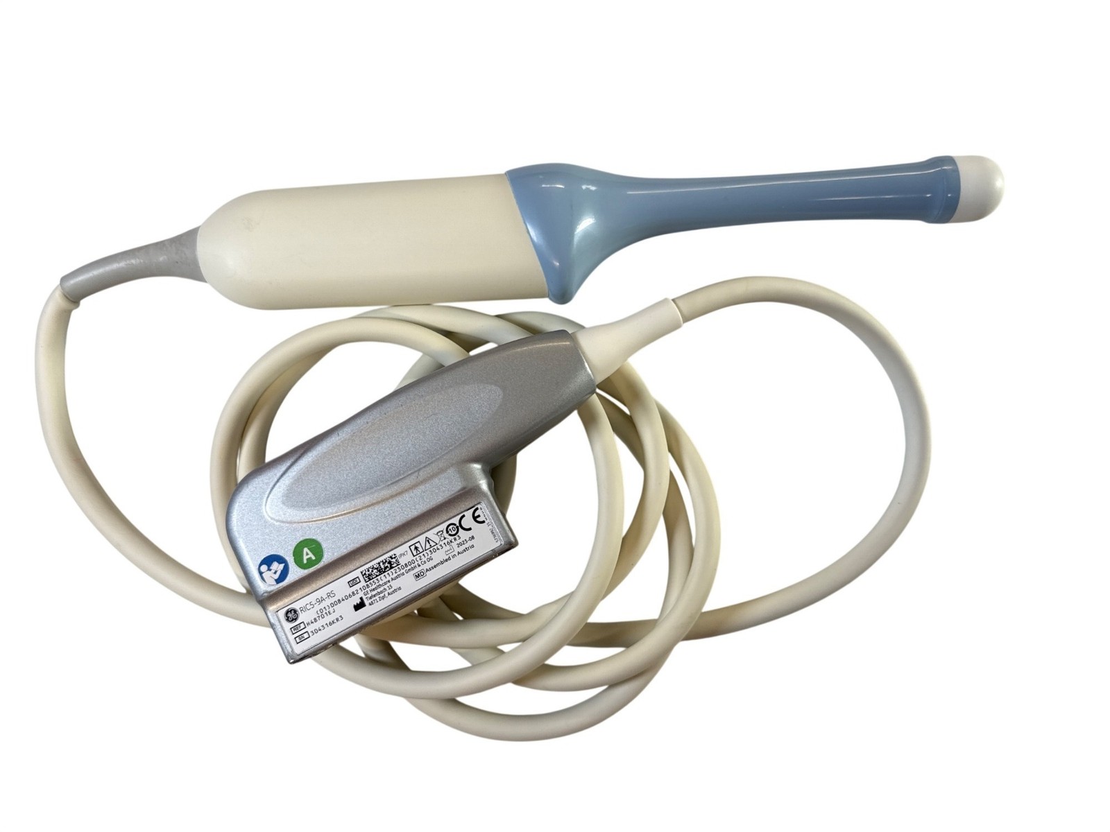 GE RIC5-9A-RS Endocavity Probe 08/2023 REF H48701EJ SN 304316KR3 P16 03