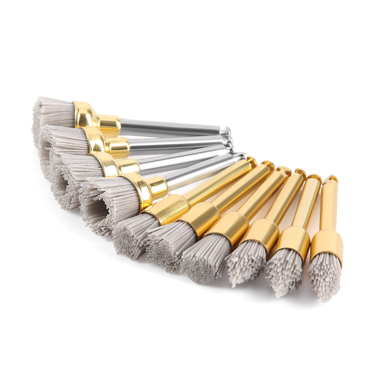 Dental Latch Type RA Polishing Brush Flat/Sharp/Bowl for Contra Angle Handpiece