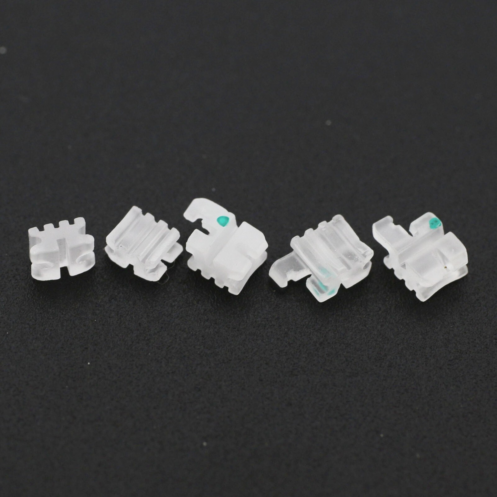 Dental Orthodontic Ceramic Brackets Clear Braces Aesthetic Roth MBT 022 345W/H