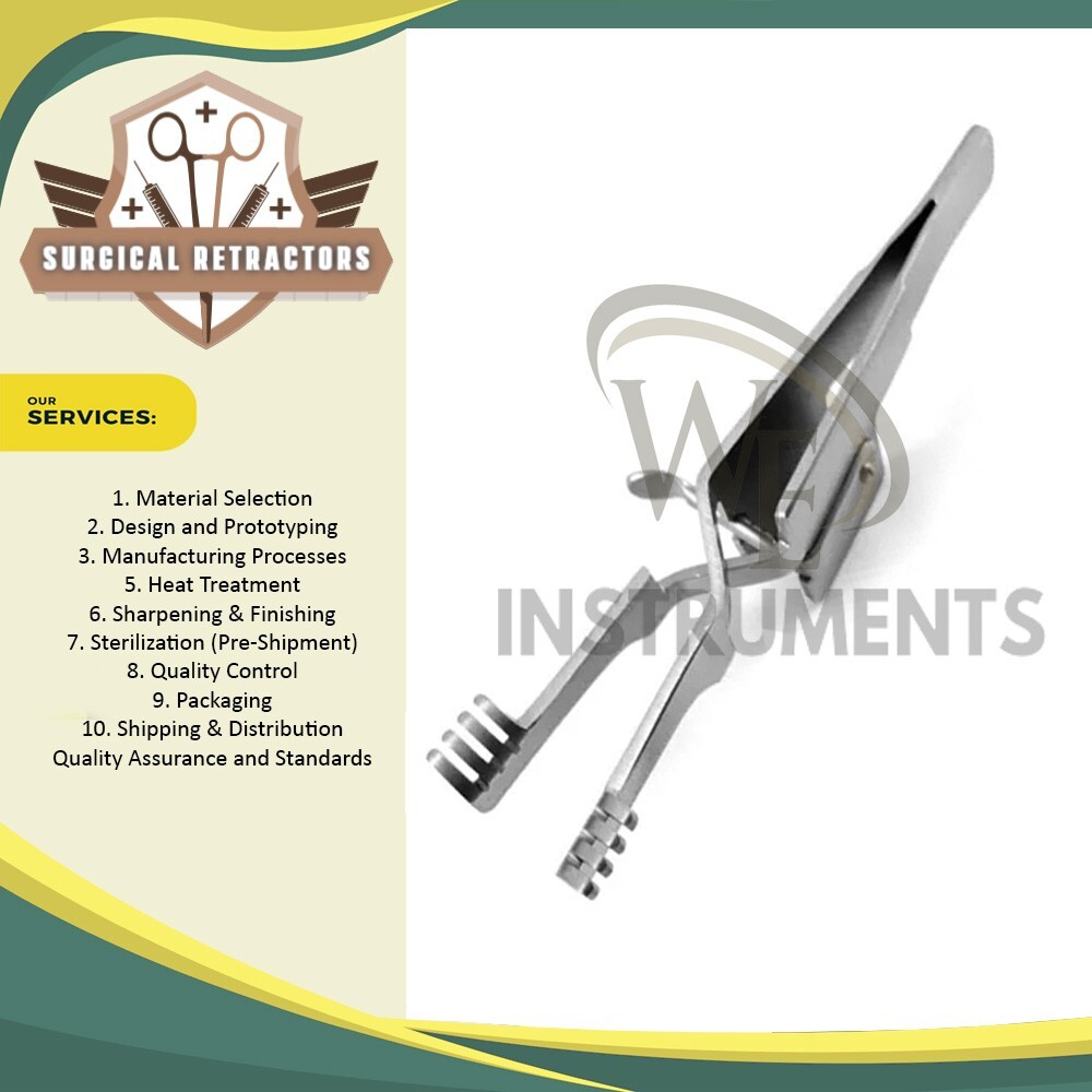 Self-Retaining Heiss Skin Retractor for Hands-Free, Stable Surgical Performance