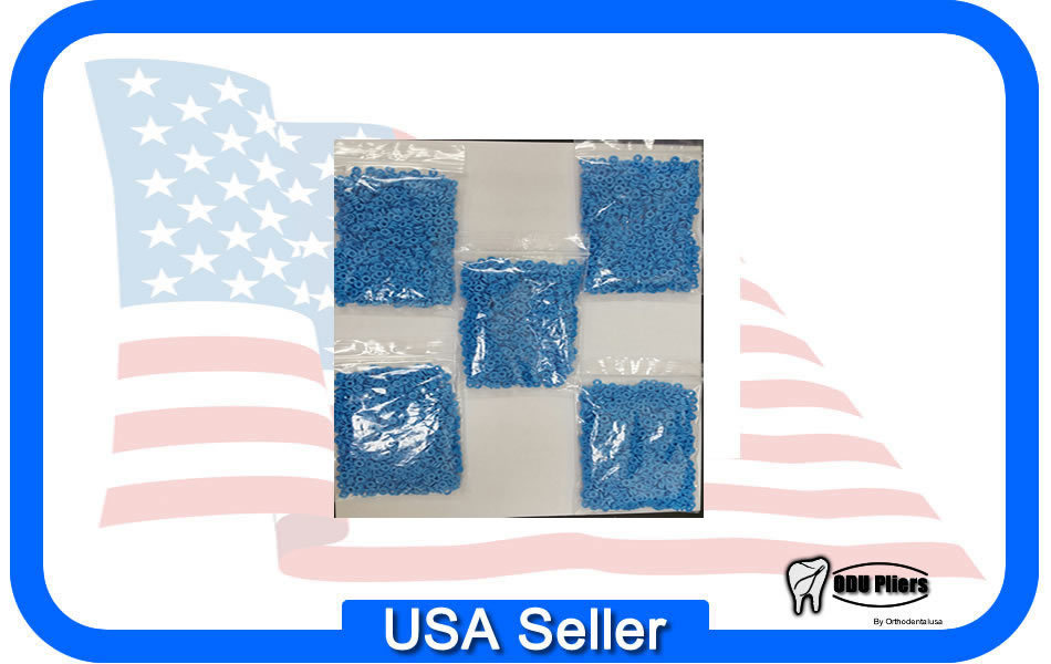 SET X 5 LOOSE SEPARATORS BLUE 1000 per pack ORTHODENTALUSA CORP Item 1221-DY