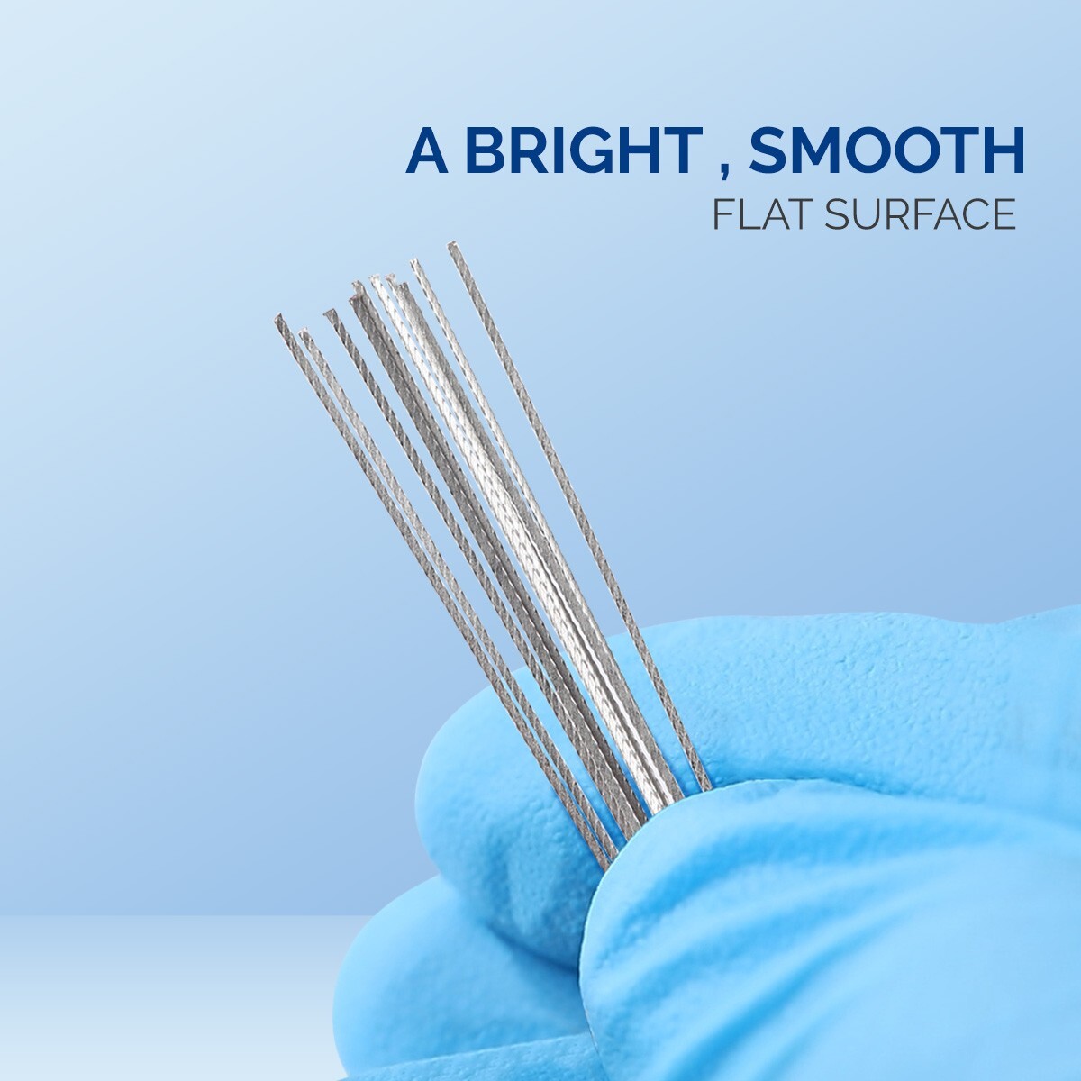 10Pcs/1Pack Dental Ortho Lingual Retainer Wire Stainless Steel Flat Twist Wires
