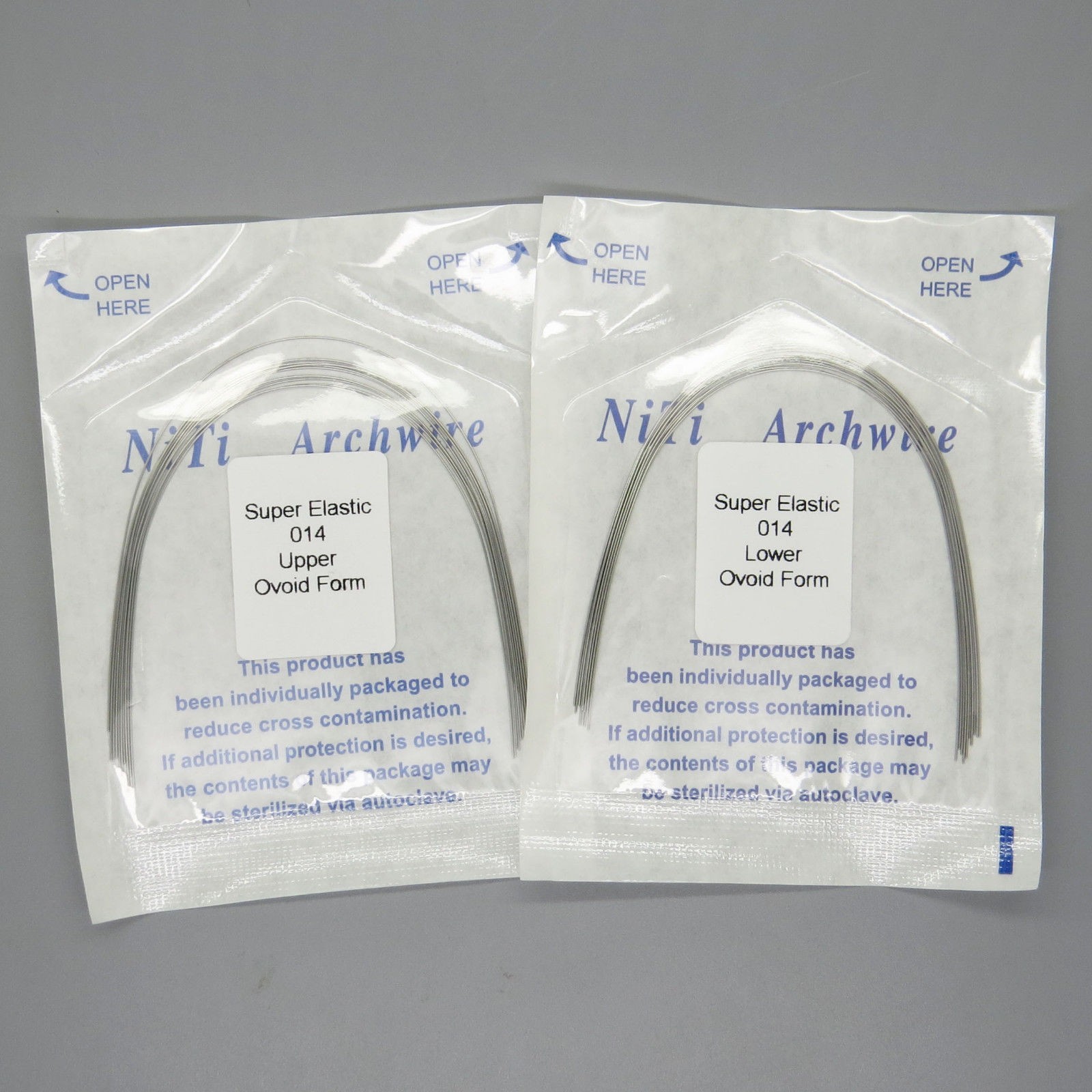 Dental Orthodontic Ligature Ties Elastics Rubber Bands /Round Niti Archwire